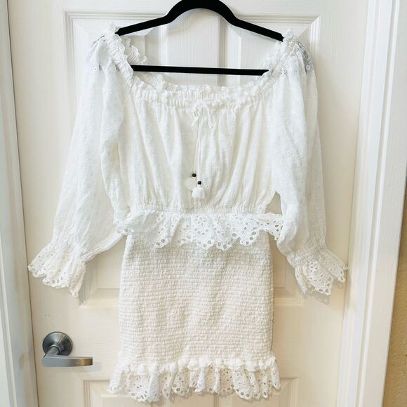 Spell and the Gypsy Collective Mini Dress Off the shoulder - size Small - Picture 3 of 6